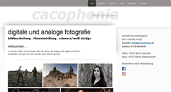 Desktop Screenshot of cacophonia.de